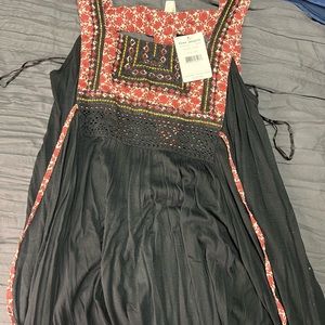 Free people mid dress open back
